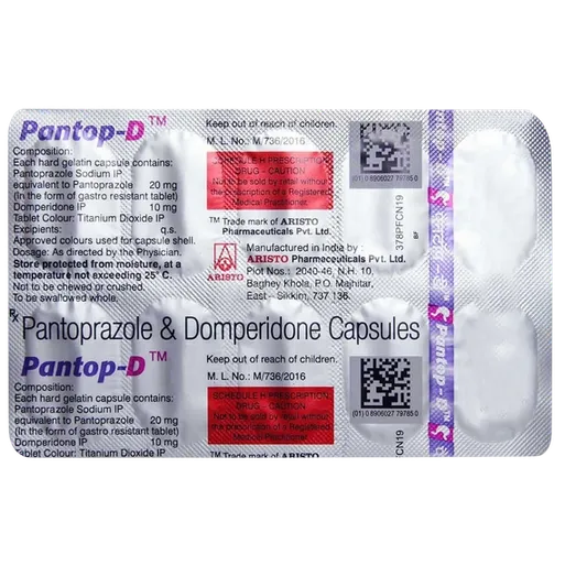 pantop d capsule 10's